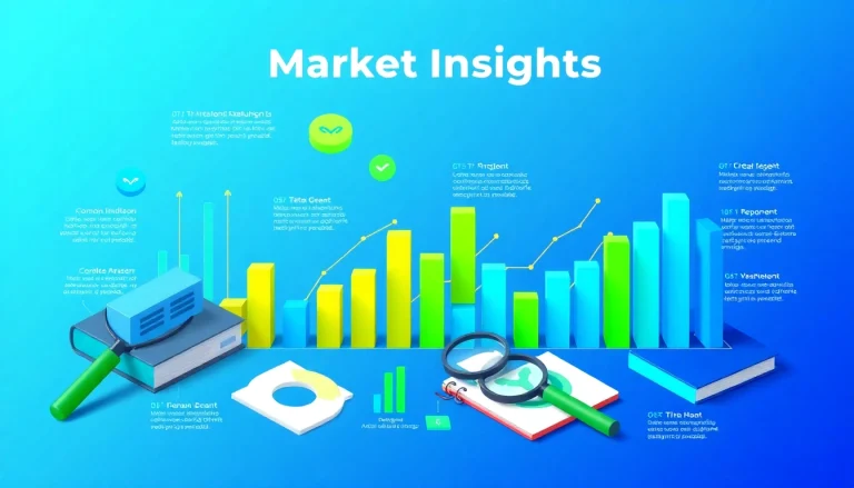 Visualize market insights through an engaging infographic displaying data trends.